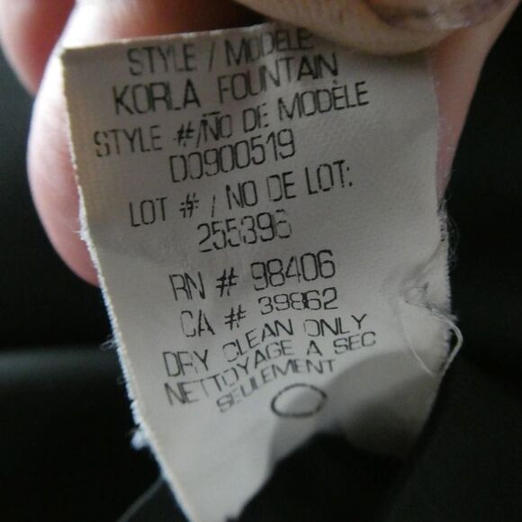 Theory Korla Fountain Structured Short Sleeve Black Blouse Career Versatile Sm - Picture 8 of 10